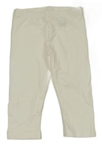 Biele capri legíny H&M