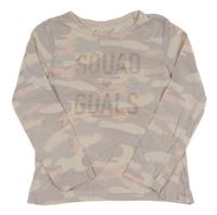 Ružové army tričko s nápisom Primark