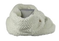 Dámský smetanový chlupatý nákrčník