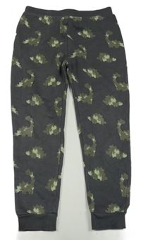 Tmavosivé tepláky s dinosaurami zn. George