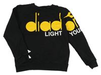 Černá mikina s logem Diadora