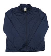 Tmavomodrá prepínaci thermo mikina Decathlon