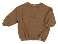 Hnědá oversize mikina se zajícem Next