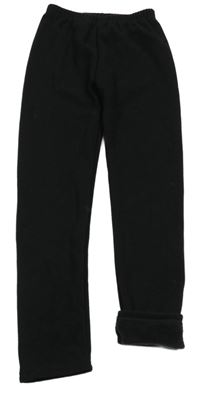 Černé zateplené legíny 