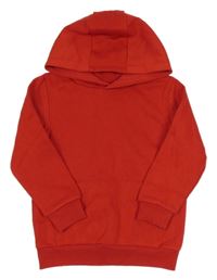 Červená mikina s kapucňou Dunnes