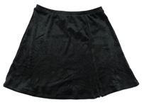 Čierna zamatová sukňa H&M