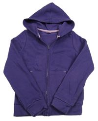 Fialová prepínaci mikina s kapucňou Y.F.K.