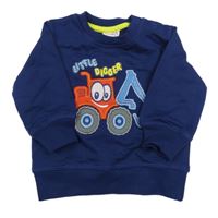 Tmavomodrá mikina s traktorom Orsolino