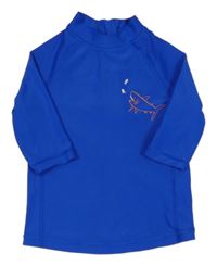 Kobaltově modré UV tričko so žralokom George