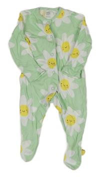 Svetlozelený overal s kvetmi F&F