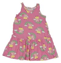 Ružové bavlnené šaty s Pepinou H&M