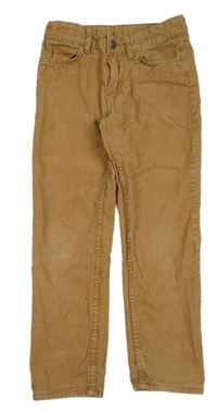Béžové manšestrové kalhoty H&M
