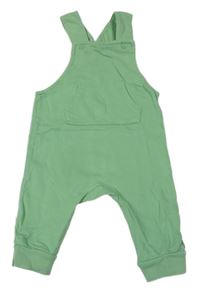 Zelené laclové tepláky s klokankou H&M