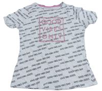 Biele tričko s nápismi PRIMARK