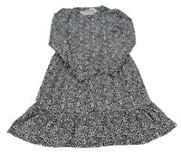 Čierno-biele vzorované šaty PRIMARK