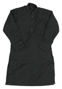 Čierne košeľové šaty