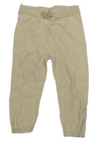 Svetlobéžové pletené tepláky s mašli H&M