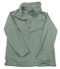 Khaki triko s límečkem George