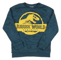 Petrolejová mikina s dinosaurem - Jurský svět George