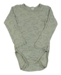 Světlekhaki body s dinosaury H&M