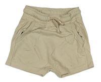 Béžové teplákové baggy kraťasy George