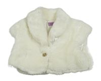 Smotanové kožušinové podšité bolerko F&F