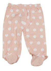 Růžové puntíkaté polodupky Disney