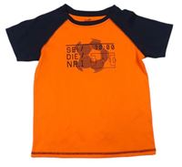 Neónově oranžové športové tričko Topolino