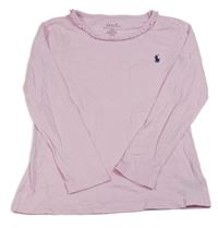 Svetloružové tričko s logom Ralph Lauren