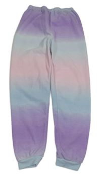 Lila-růžové plyšové pyžamové kalhoty Primark