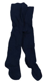 Tmavomodré punčocháče 