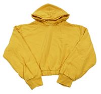 Žltá cop mikina s kapucňou H&M