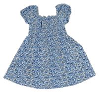 Modro-biele kvetované šaty Primark