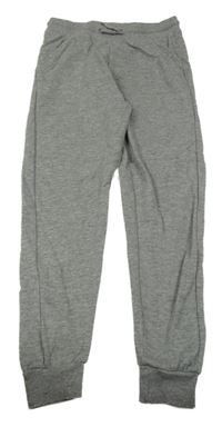 Sivé melírované tepláky Nutmeg