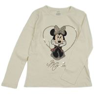 Smotanové tričko s Minnie C&A
