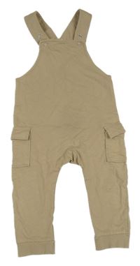 Béžové laclové tepláky s kapsami H&M