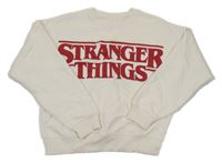 Smotanová mikina s nápisem - Stranger things George