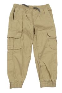 Béžové cargo cuff teplákové kalhoty Volcom