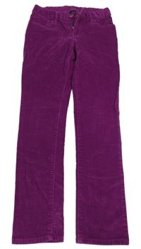 Fialové skinny manšestráky GAP