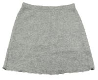 Světlešedá fleecová sukně Primark