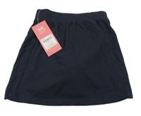 Nové - Tmavomodrá sukňa s všitými kraťasy Tu