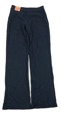 Nové - Tmavomodré teplákové nohavice M&S