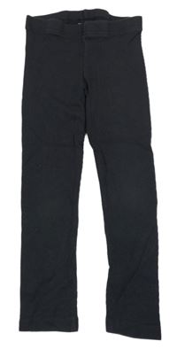 Antracitové rebrované legíny F&F