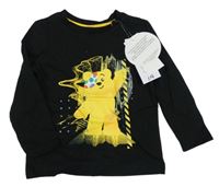 Nové - Černé triko s Pusleym George