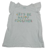 Biele tričko s nápisom Lupilu