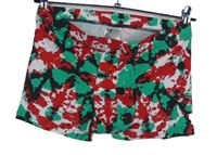 Dámske čierno-zeleno-červené vzorované boxerky zn. H&M