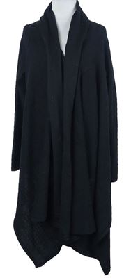 Dámský černý vzorovaný svetrový vlněný cardigán J. Taylor