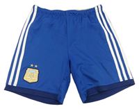 Modré sportovní kraťasy s nášivkou Adidas