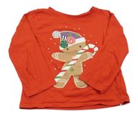 Červené tričko s perníčkem