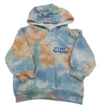 Farebná mikina s nápisem z kapucňou H&M